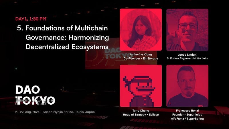 DAO Tokyo — Foundations of Multichain Governance