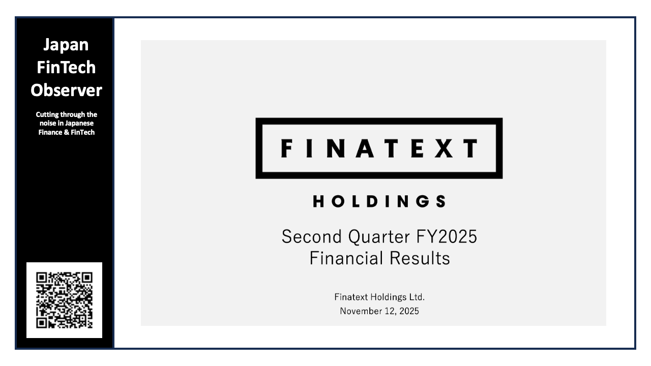 Finatext Second Quarter Financial Results