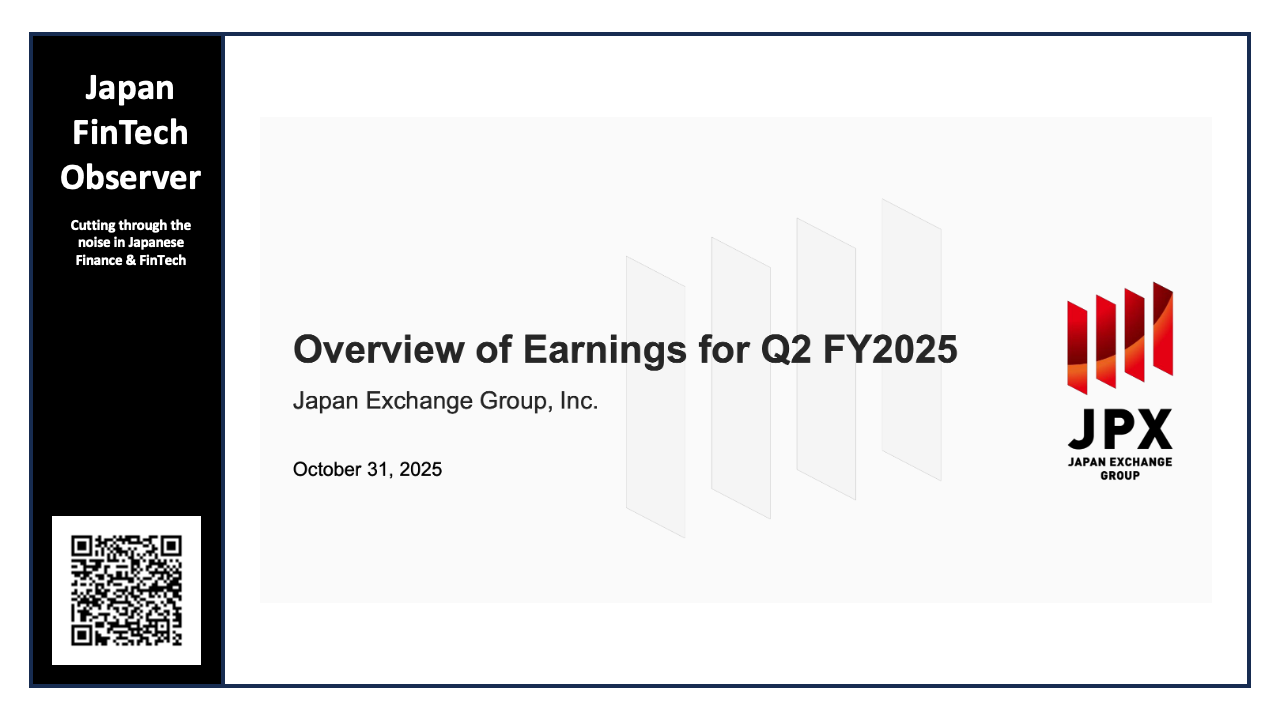 Japan Exchange Group Reports Q2/FY2025 Results