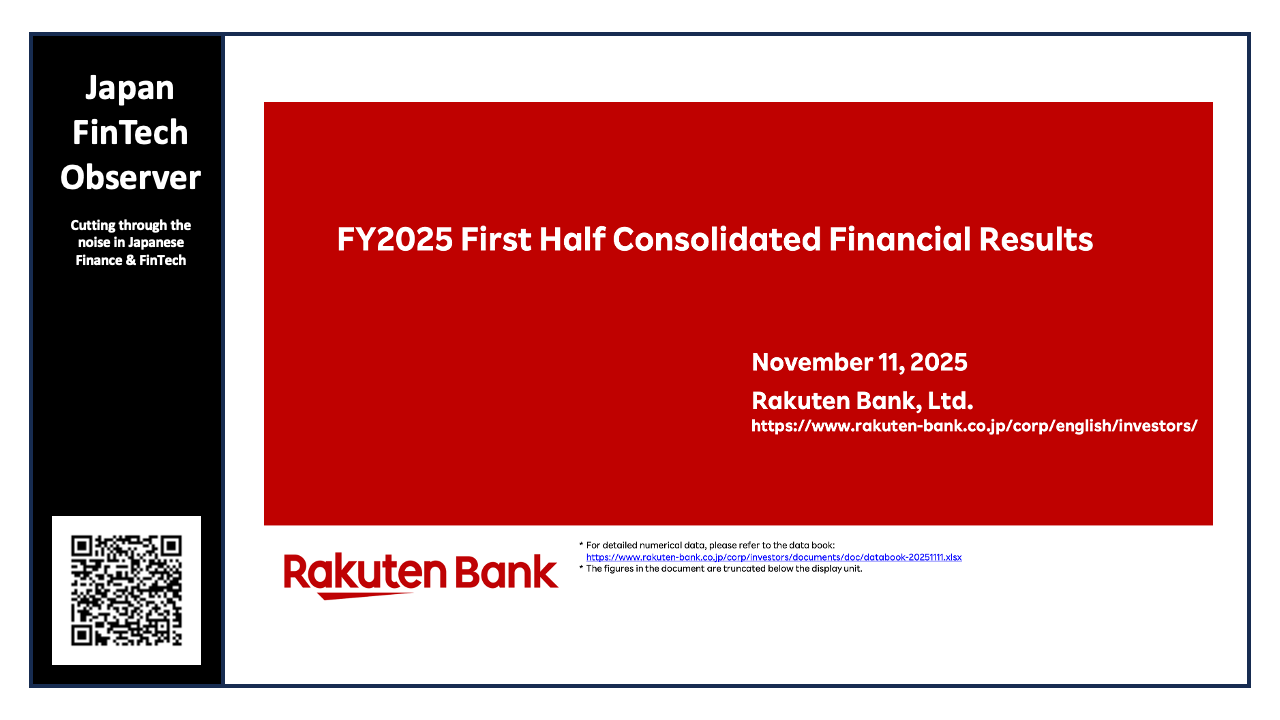 Rakuten Bank Second Quarter Financial Results