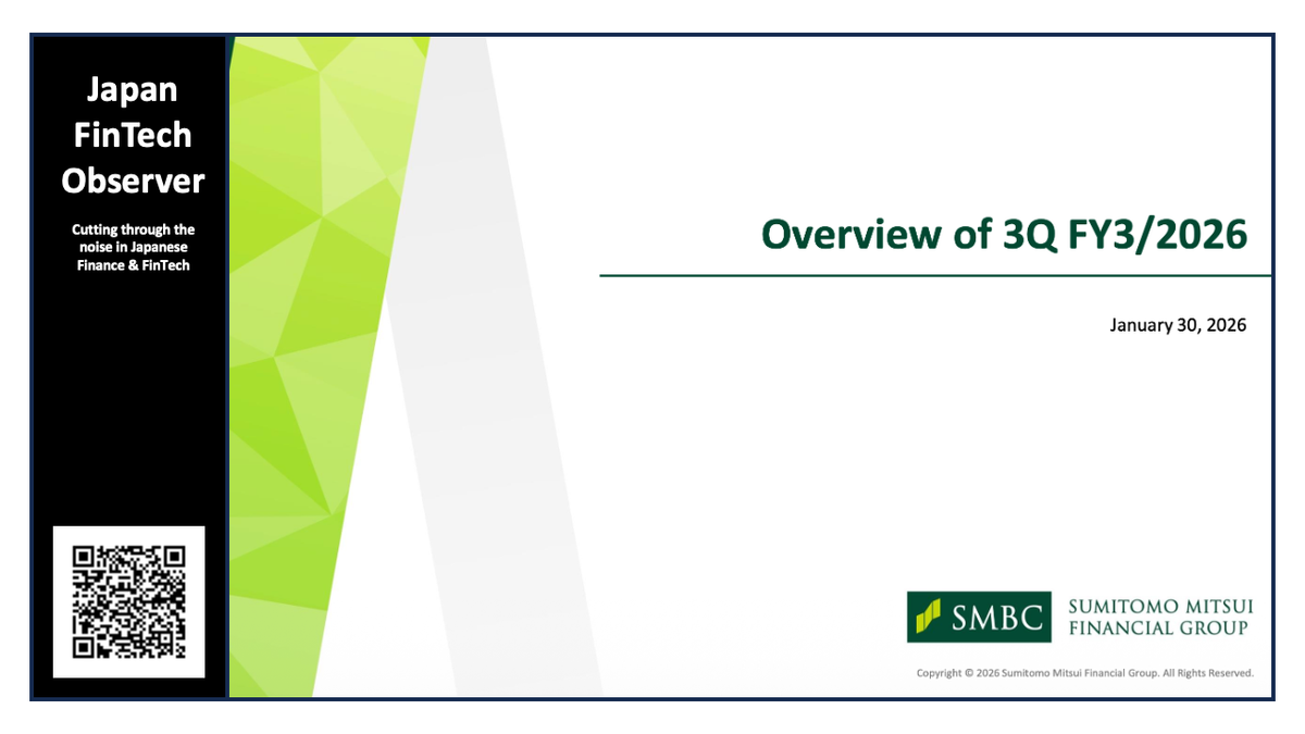 Sumitomo Mitsui Financial Group's Third Quarter Results