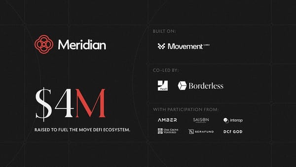 Saison Capital participates in Meridian’s USD 4m seed round