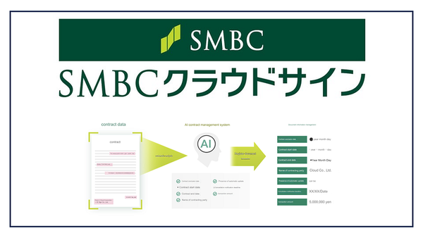 SMBC CloudSign launches new “AI Contract Management Pro”