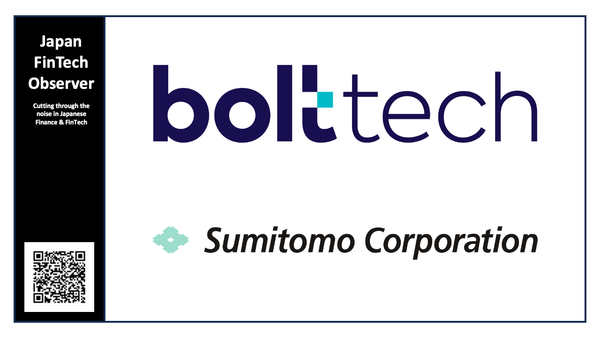 Sumitomo Corporation joins bolttech's USD 147m Series C