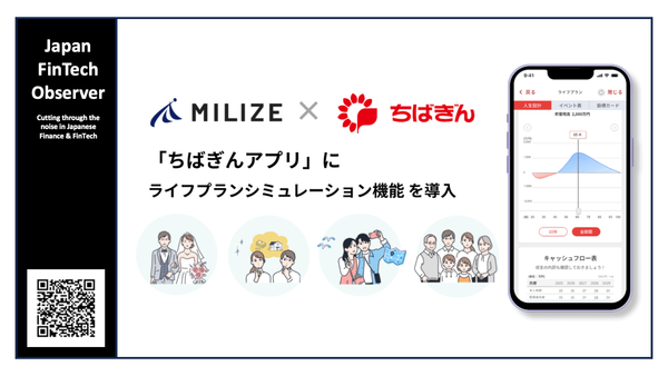 MILIZE Introduces Life Plan Simulation Function to Chiba Bank's "Chibagin App"
