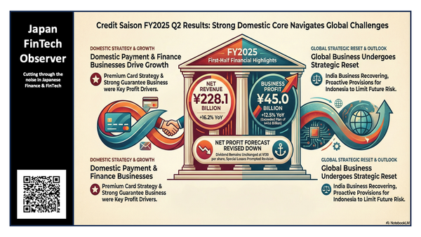Credit Saison Second Quarter Financial Results