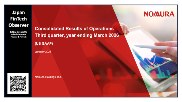 Nomura's Third Quarter Financial Results
